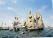 unknow artist Seascape, boats, ships and warships. 112 oil painting reproduction